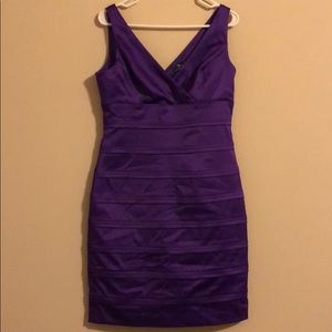 Purple satin American Living dress